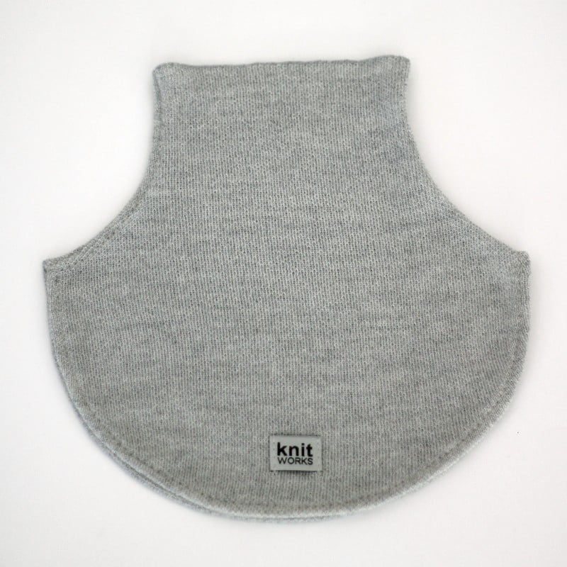 Kids neckwarmer, light grey