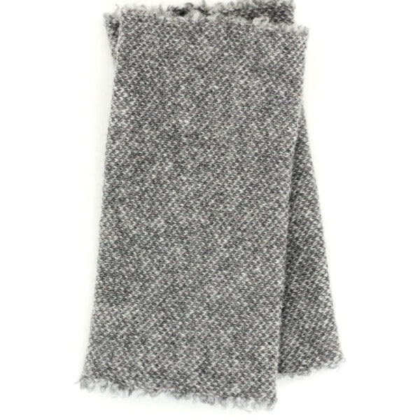 Wrist warmer, grey tweed