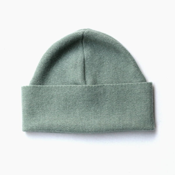 Beanie, teal-grey