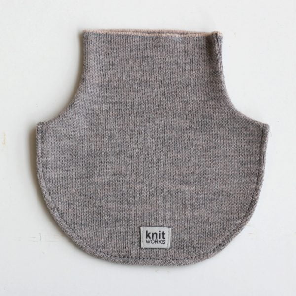 Kids neckwarmer, grey-beige