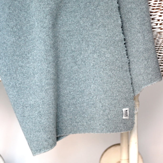 Baby blanket, greyish mint