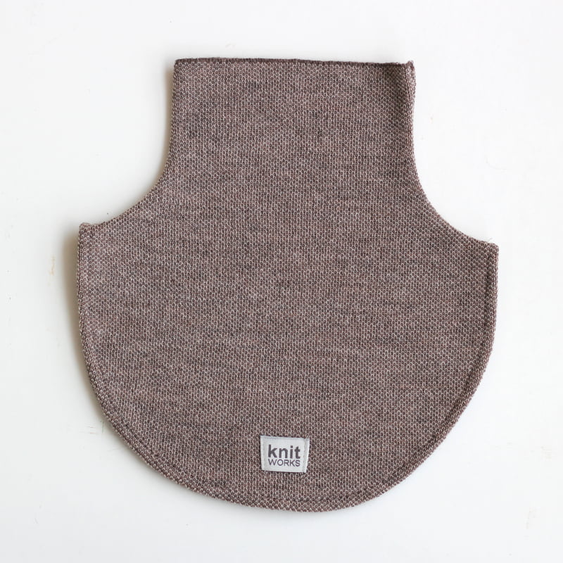 Lasten kauluri, ruskea tweed